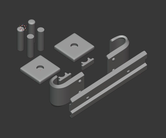 ガードレール2種(ストレート/カーブ)