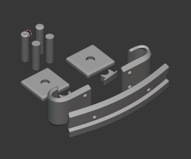 ガードレール2種(ストレート/カーブ)