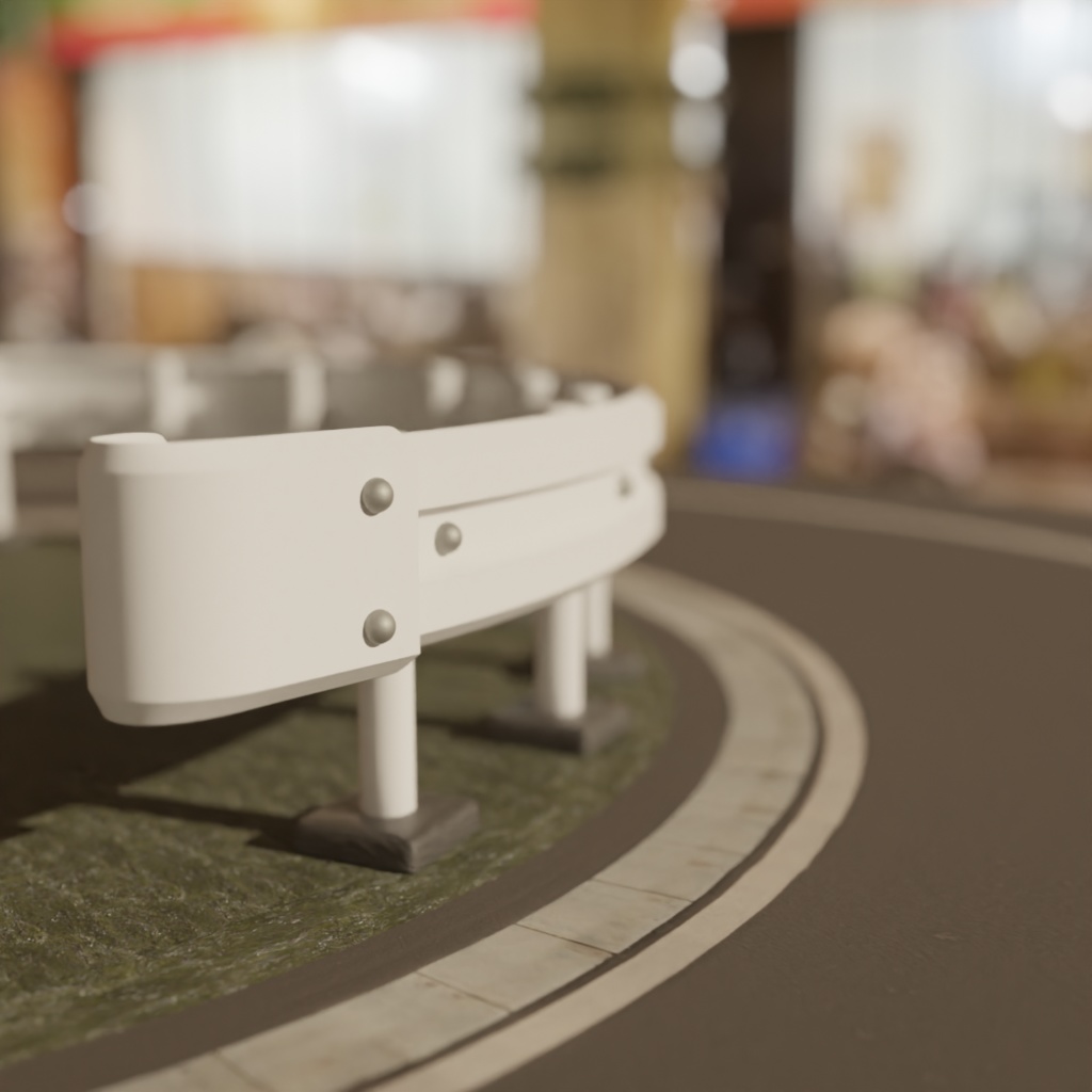 ガードレール2種(ストレート/カーブ)