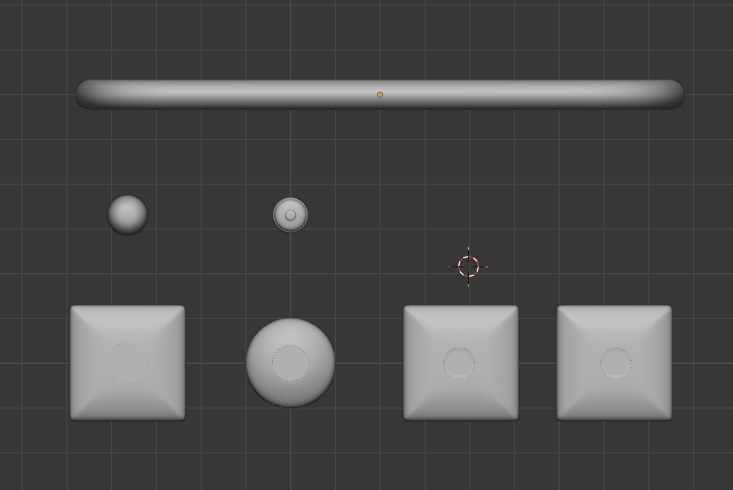 道路のポール3点セット