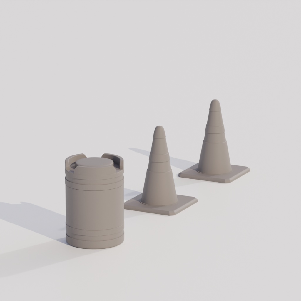 【¥0】三角コーン_クッションドラム