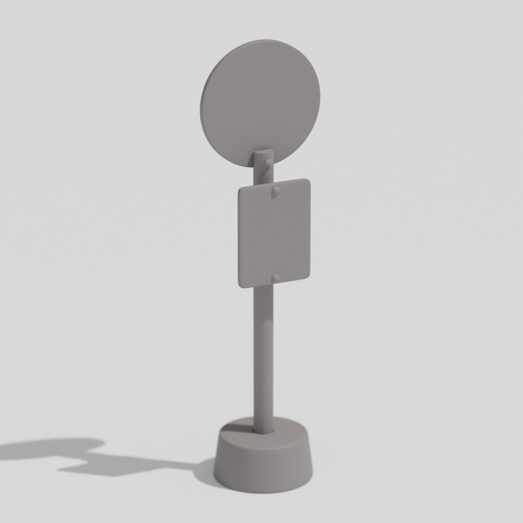 【¥0】バス停のポール