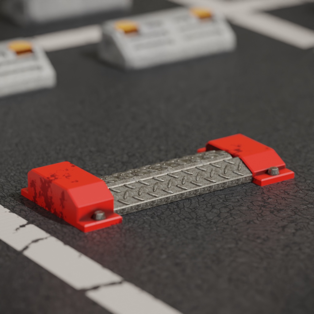 駐車場のロック板