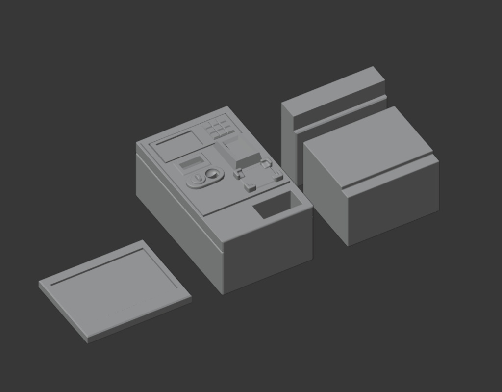 駐車場の精算機