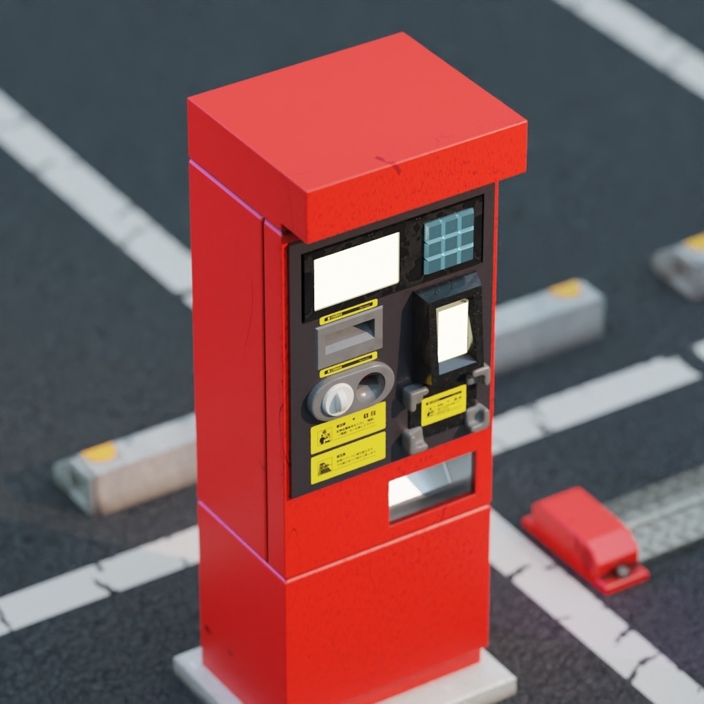 駐車場の精算機