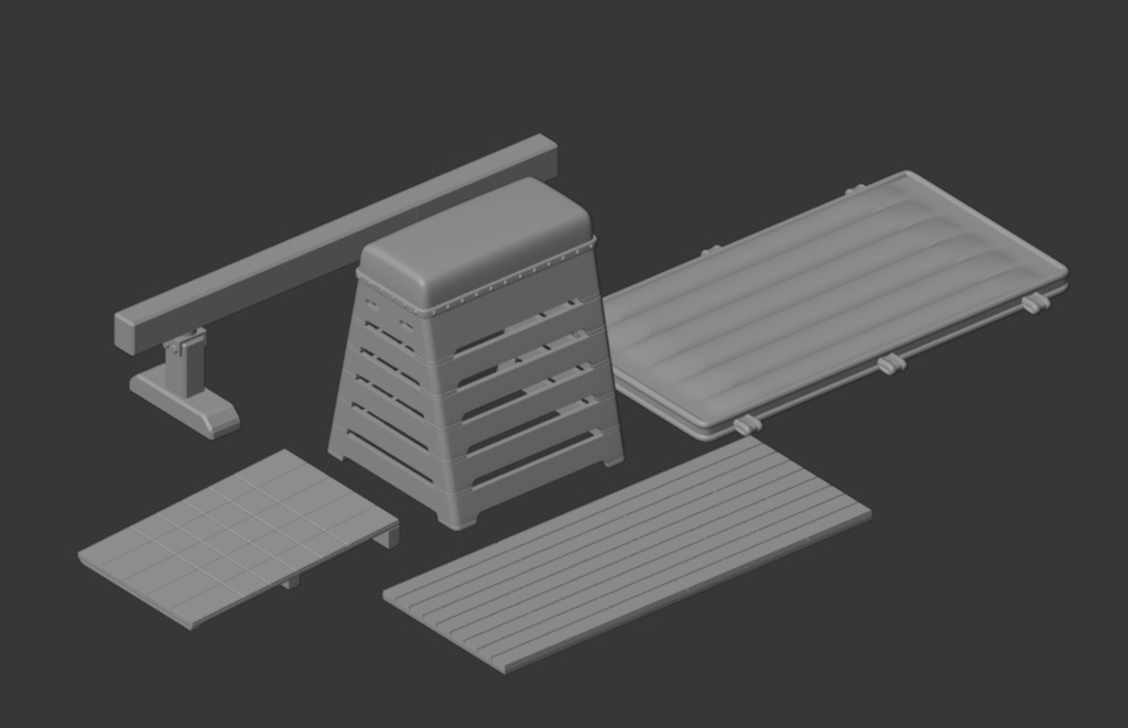 体育館セット(5モデル)