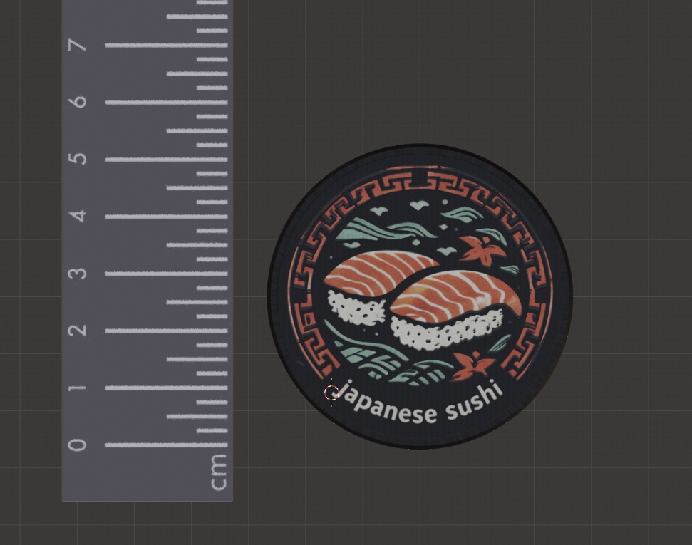 マンホールの蓋(japanese sushi)