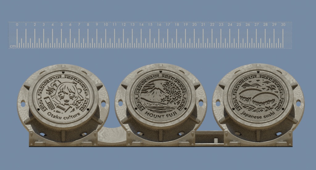 マンホールセット(5モデル)