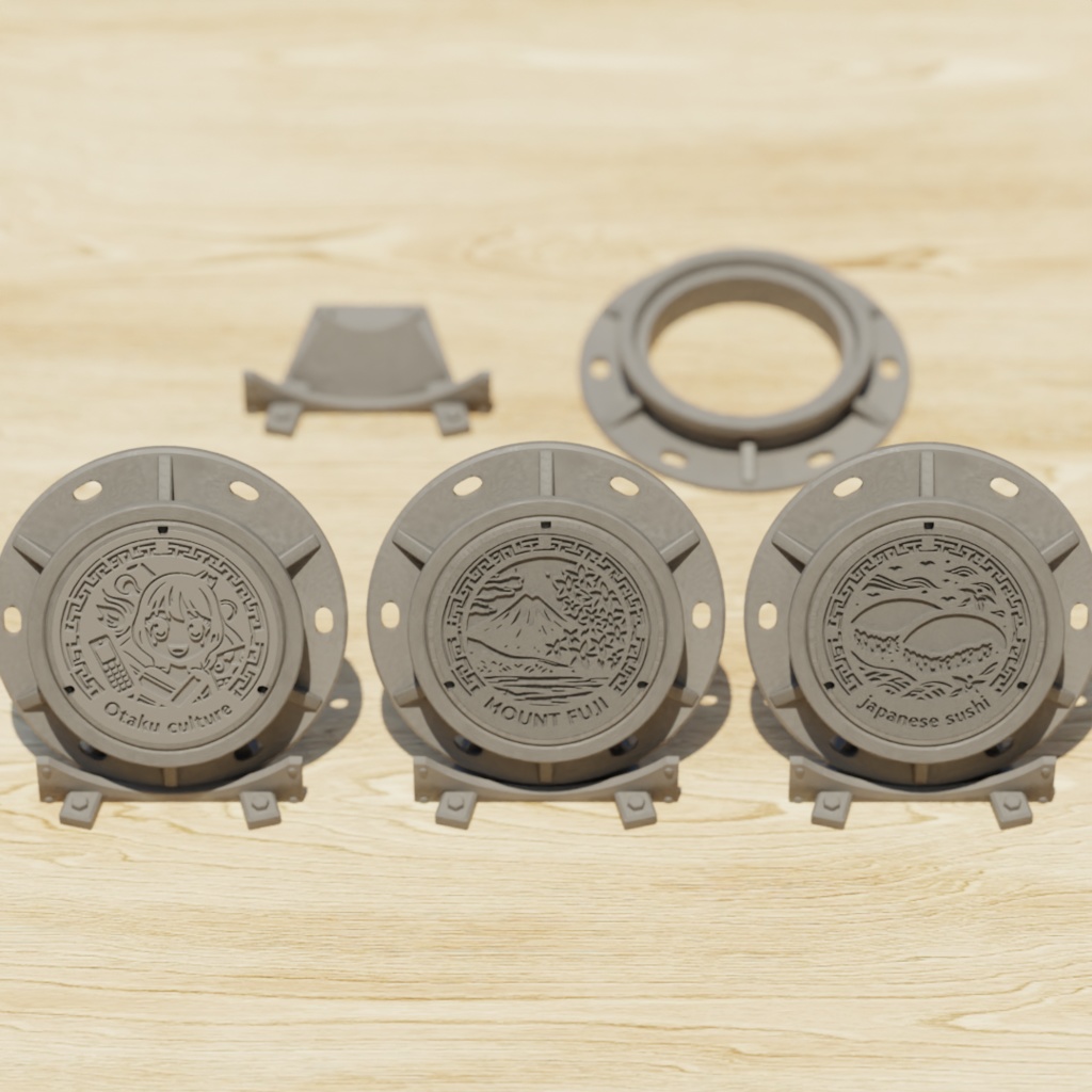 マンホールセット(5モデル)