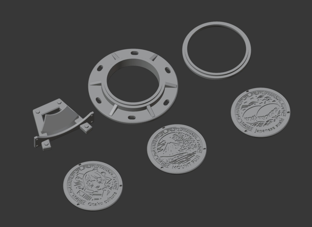 マンホールセット(5モデル)