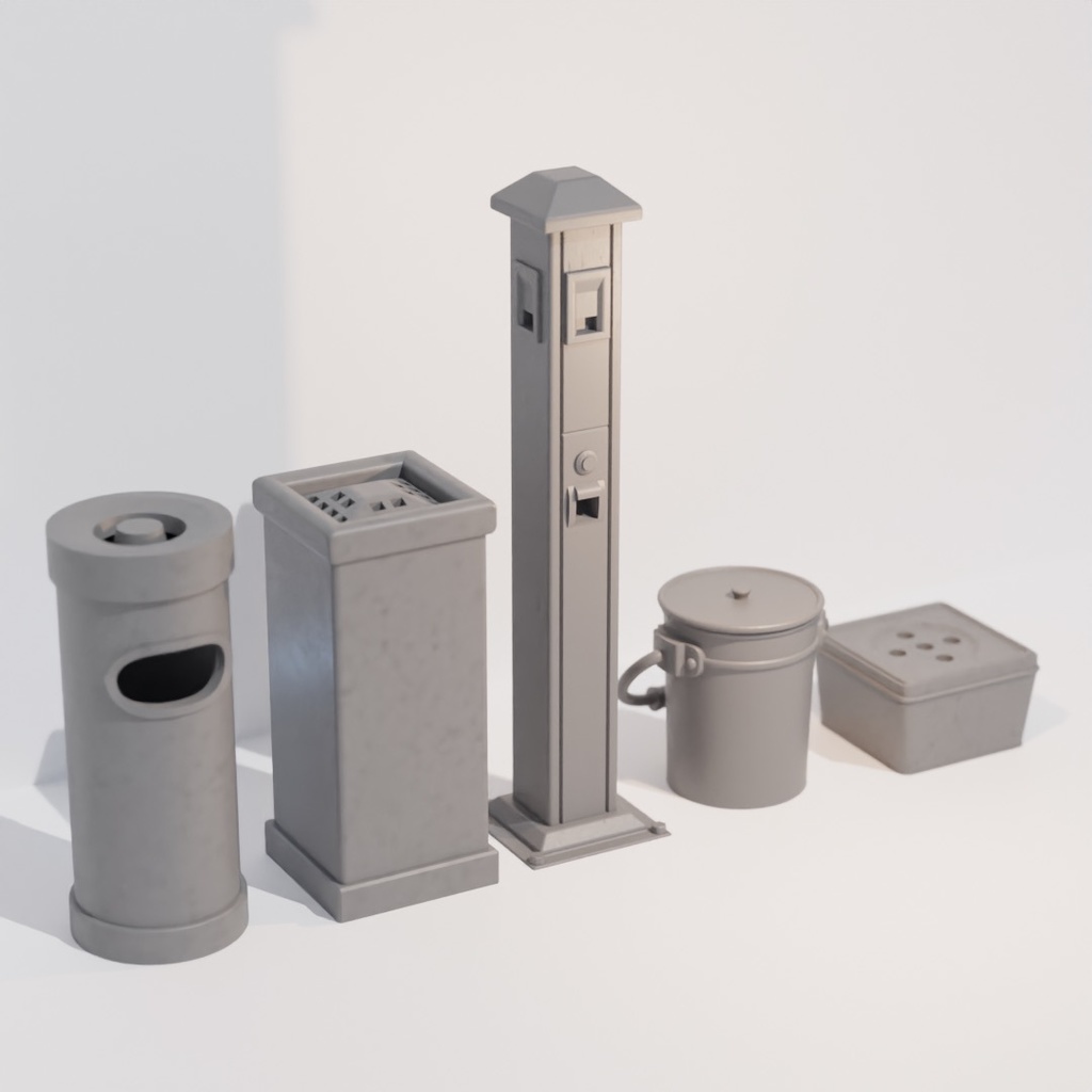 灰皿ファイヴ(5モデル)