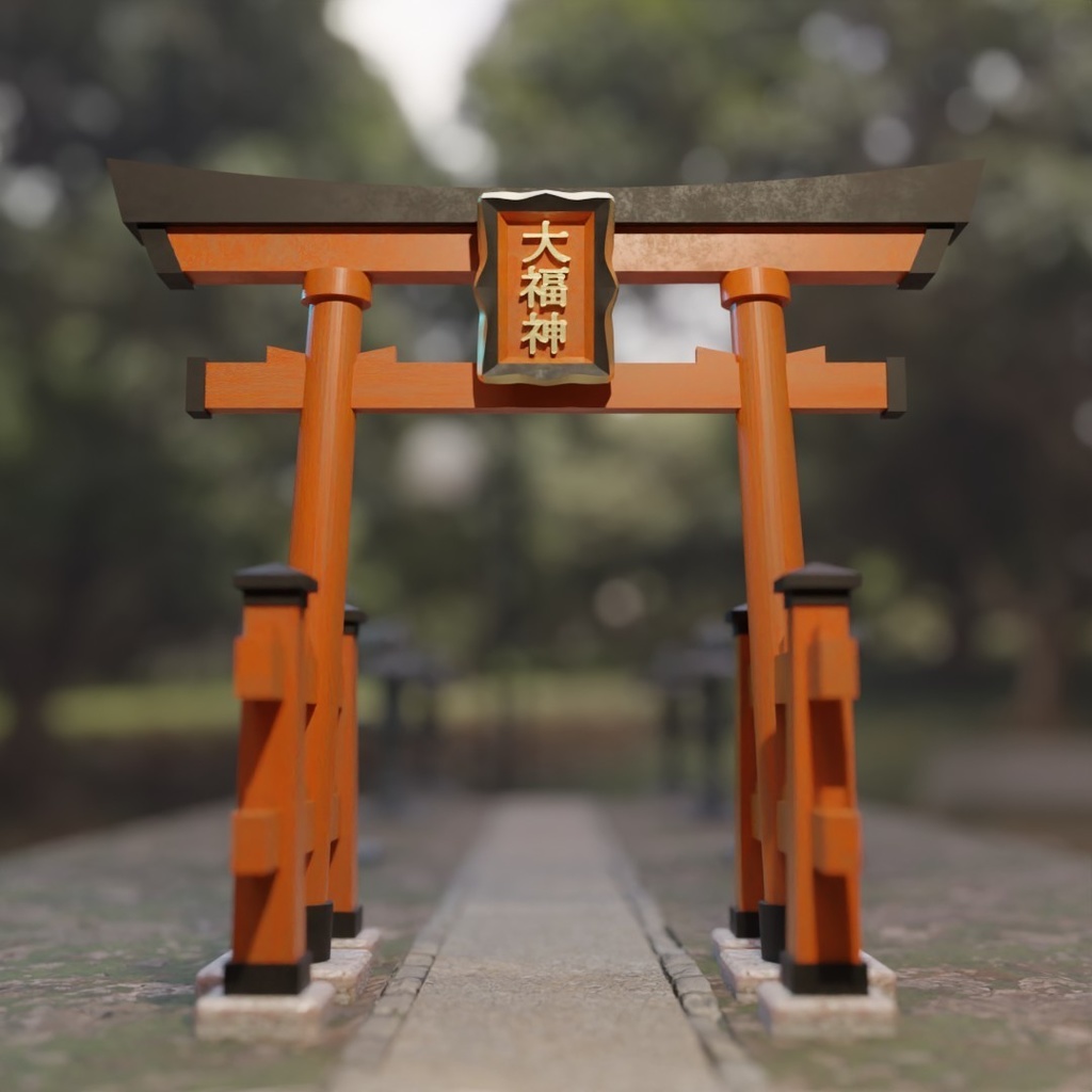 【¥0】鳥居(未分割・未調整)