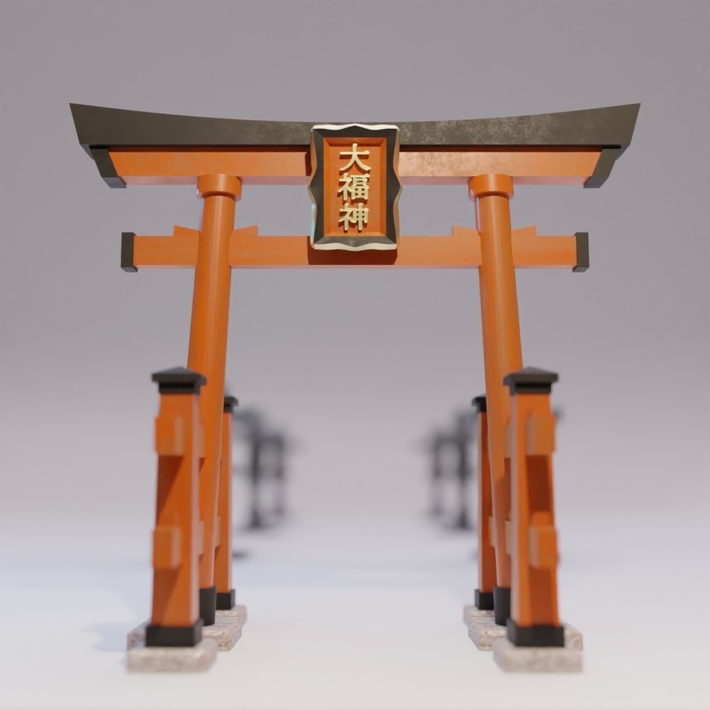 神社セットパック_A(5モデル)