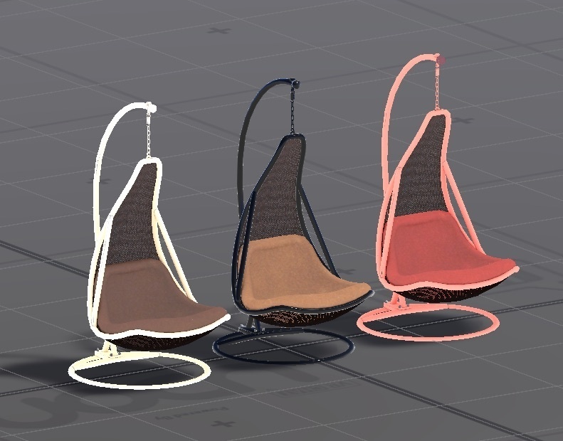 期間限定無料!【VRChat/Unity】 ハンギングチェア
