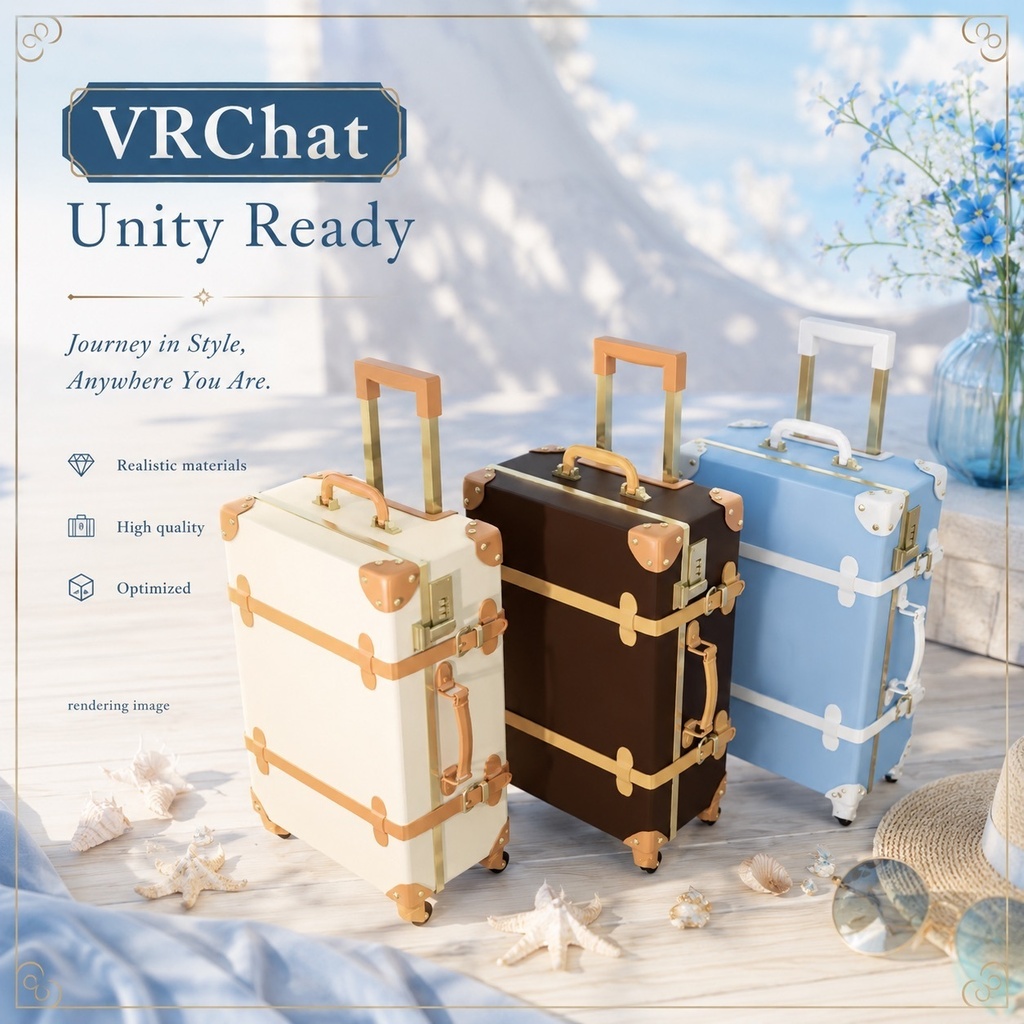 【VRChat/Unity】キャリーケース
