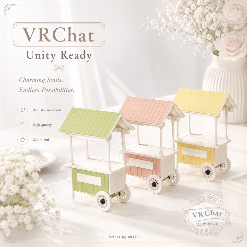 【VRChat/Unity】マルシェワゴン