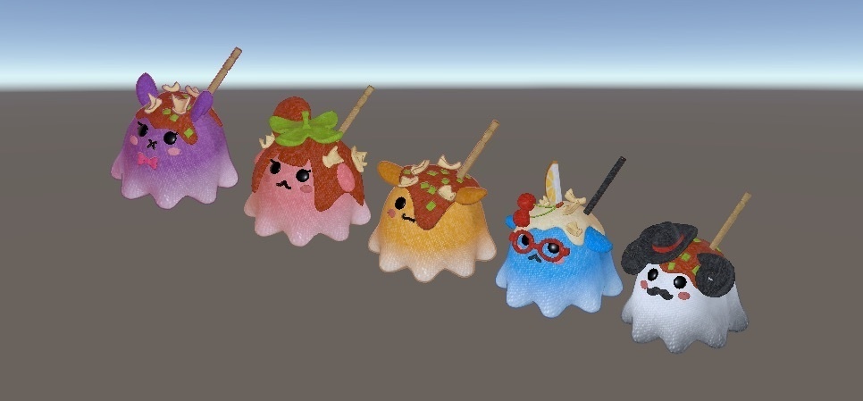 【 期間限定無料版有】【VRChat/Unity】 メンダコ焼きちゃん