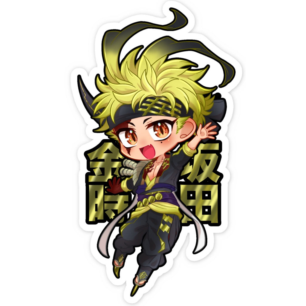 坂田金時(スマホステッカー)