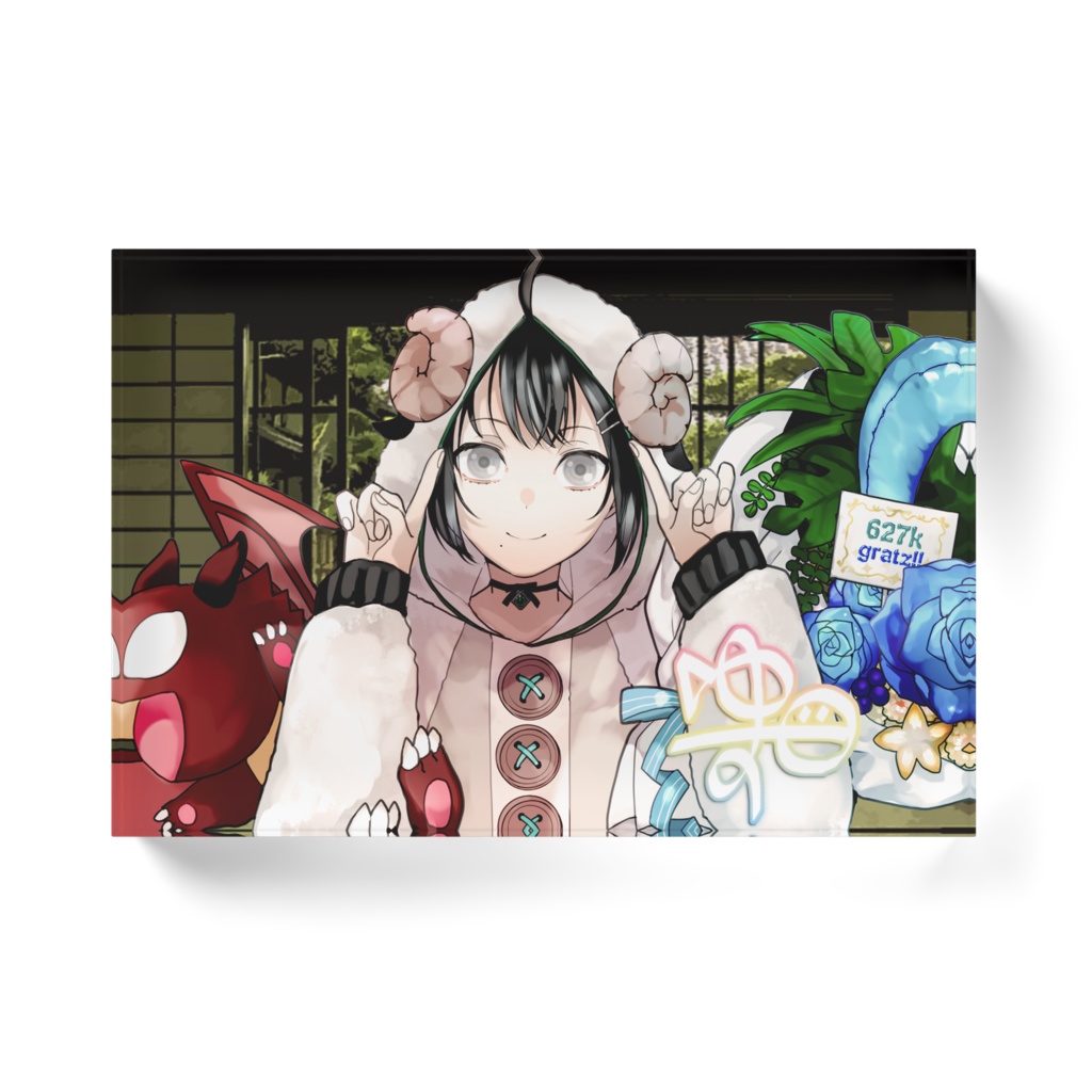 V遊×楪×アクリルブロック