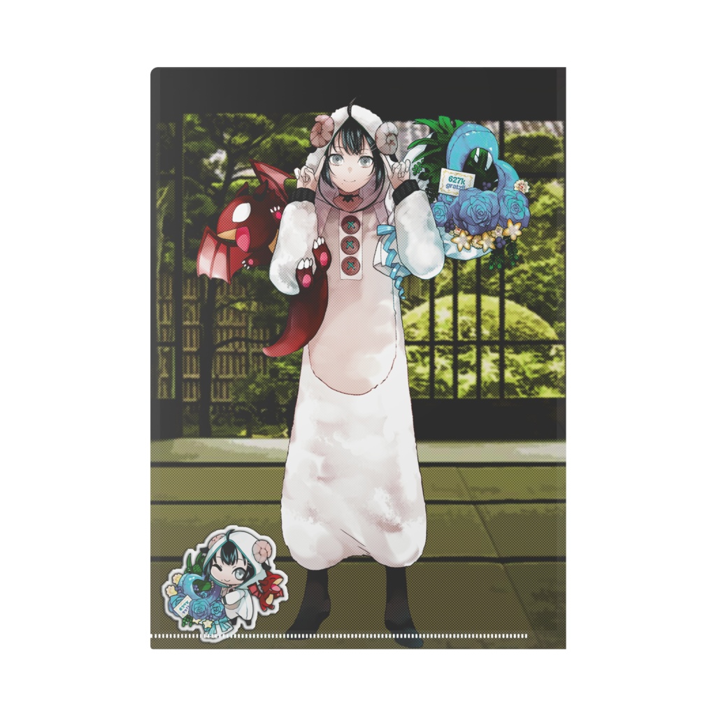 V遊×楪×クリアファイル