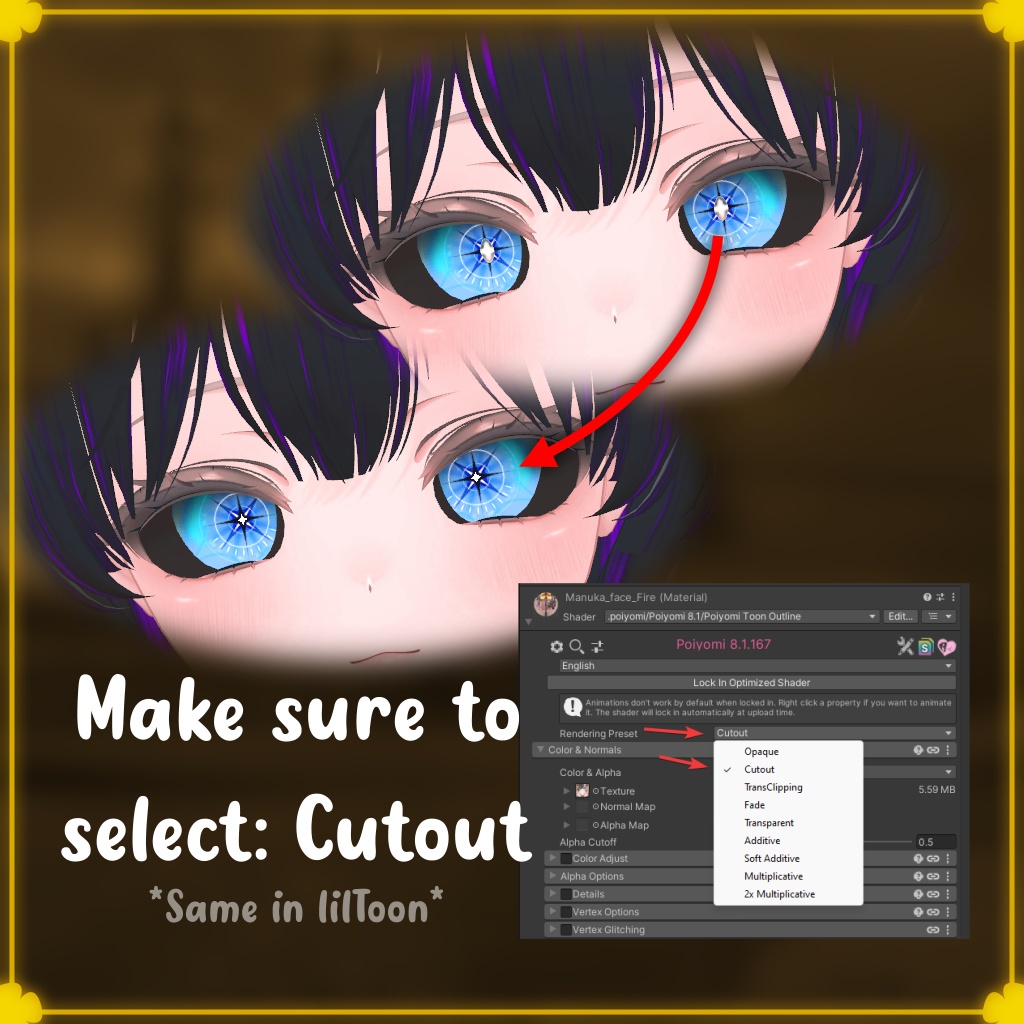 Manuka 「マヌカ」Ice Eye texture