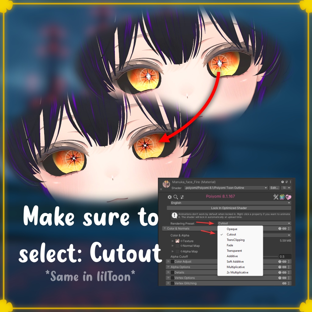 Manuka 「マヌカ」Element Eye texture pack