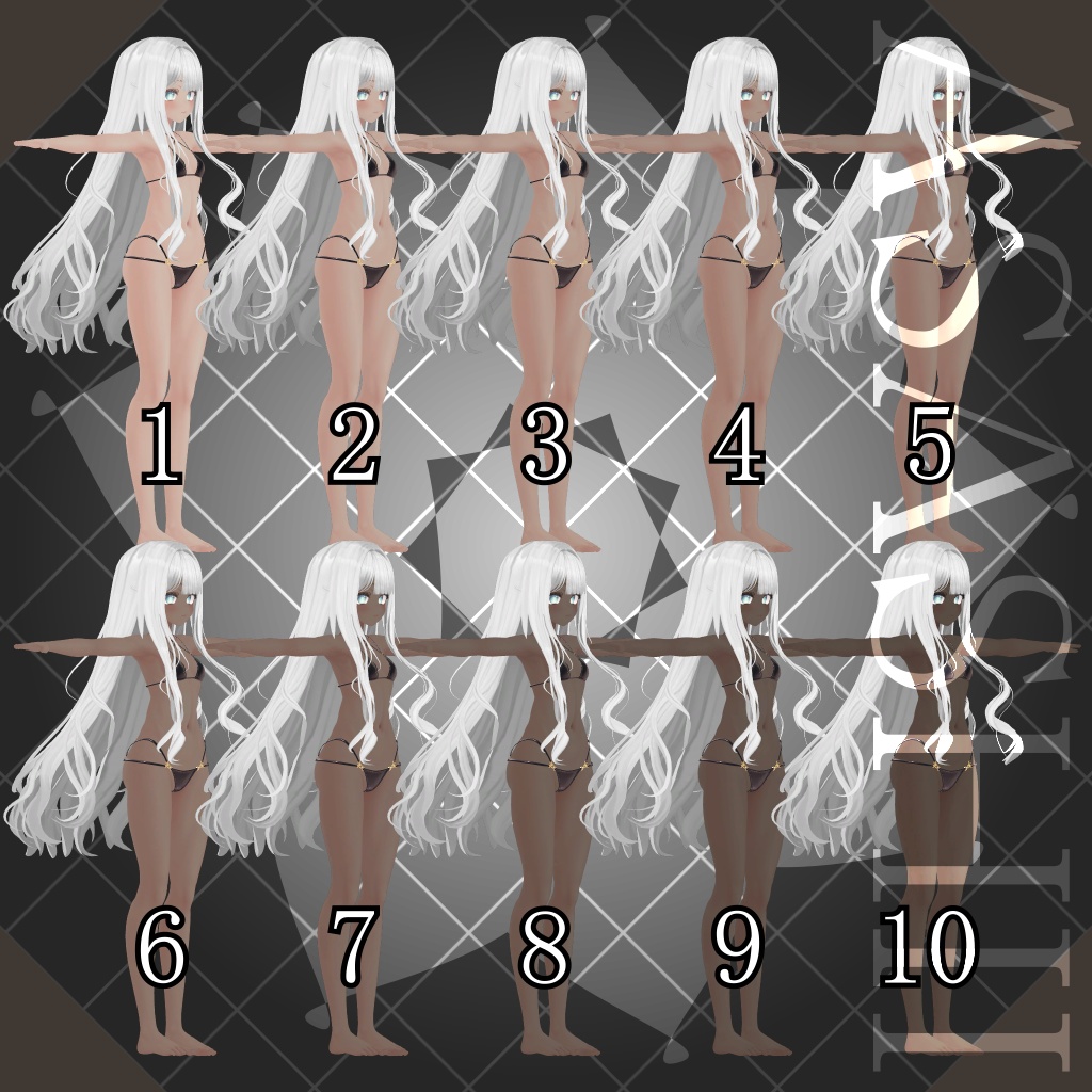 Manuka 「マヌカ」Dark mode | Tanned skin 🌙