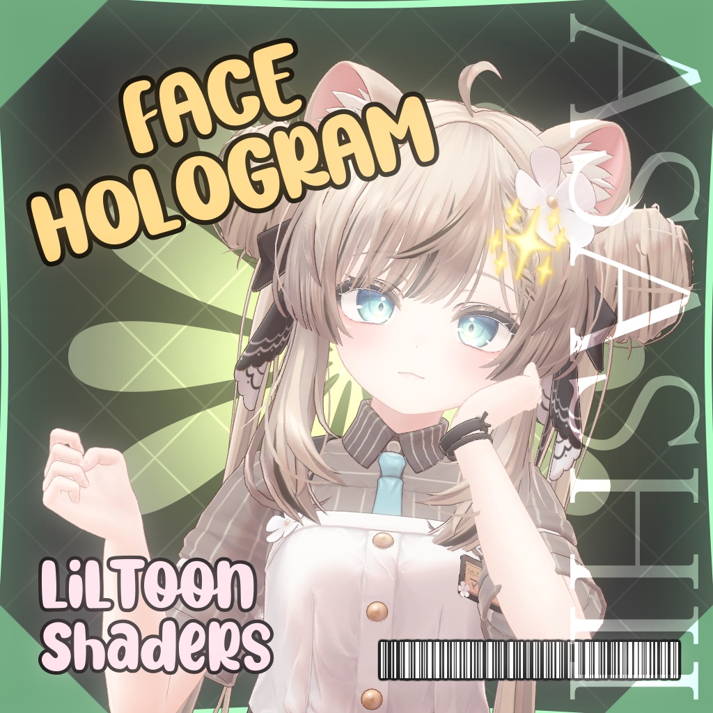 💬 Anime Facial Holograms 🖼️ [For VRChat avatars]