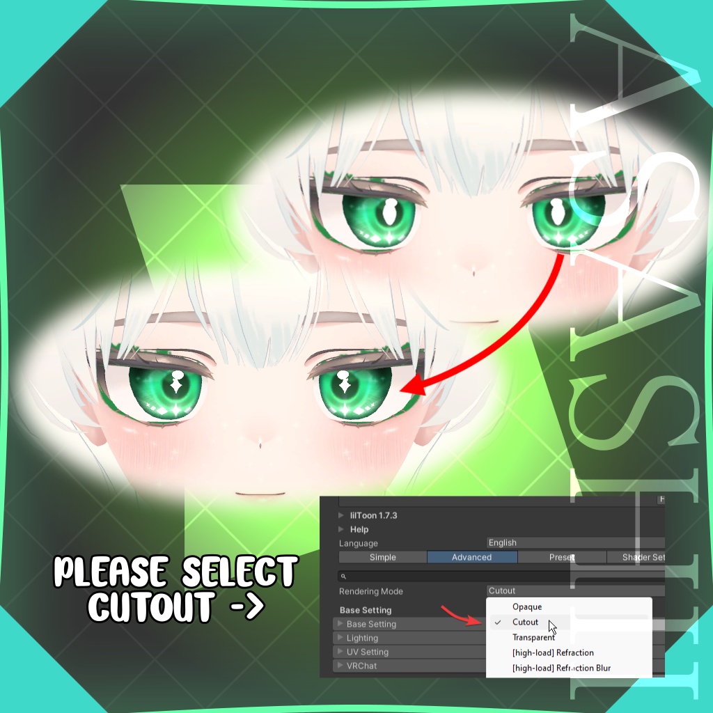 Manuka 「マヌカ」🔶 Emerald makeup 💎