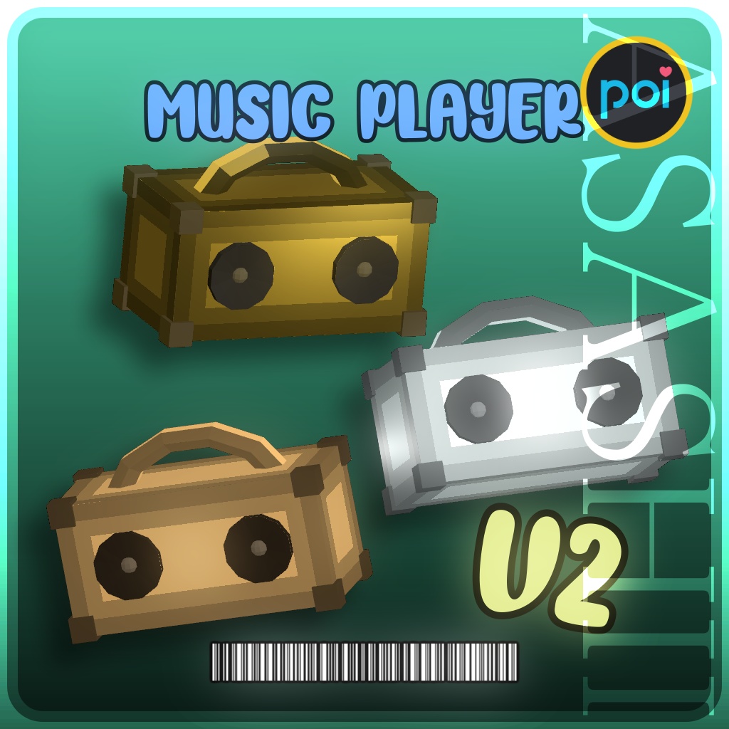 Music Player 🎶 [For VRChat avatars] V2❗