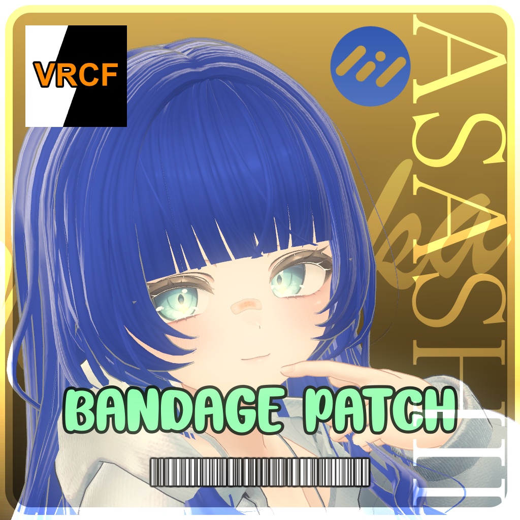 🌸 Manuka 「マヌカ」Nose Bandage Patch  🩹 [VRCFury prefab]