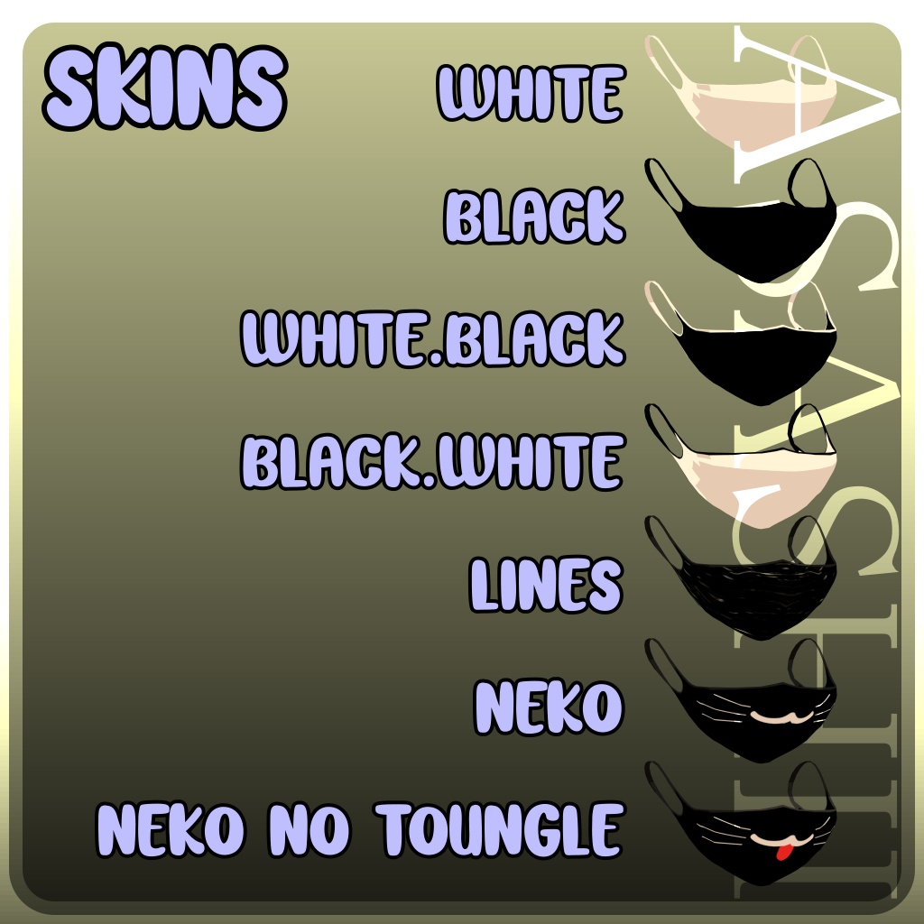 👺 Manuka 「マヌカ」Face Mask 😷