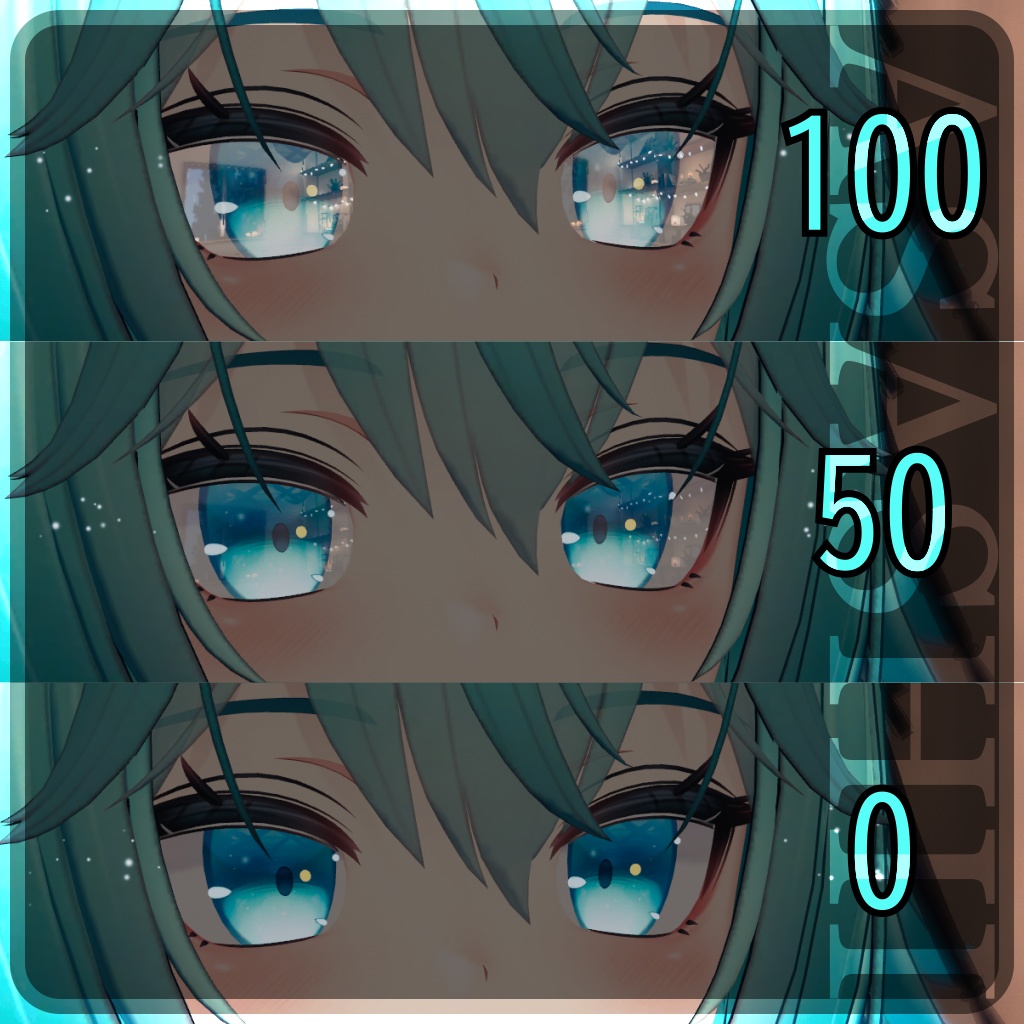 🌟 Rindo 「竜胆 」 Eye reflections 🪞 [V2 Update] - asashi - BOOTH