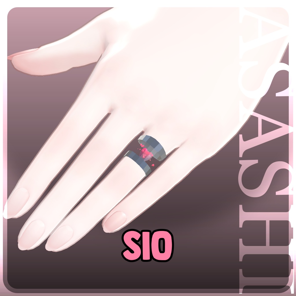 VRChat Hollow Finger Heart 💖🌟 「10 Avatars」