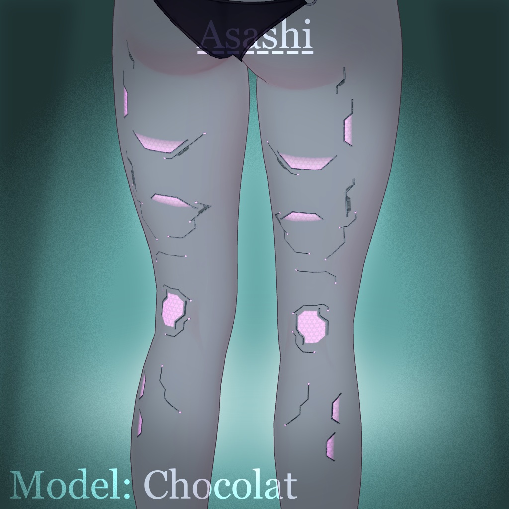 VRChat Cyber Tattoo [11 Avatars] 缩略图 6