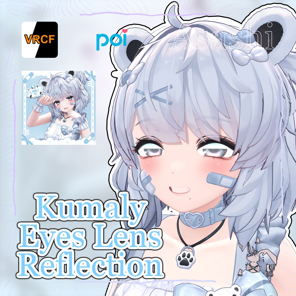 🌟 Eye Lens reflections | 3 Avatars [Kumaly, Luchika, Wendy]🪞