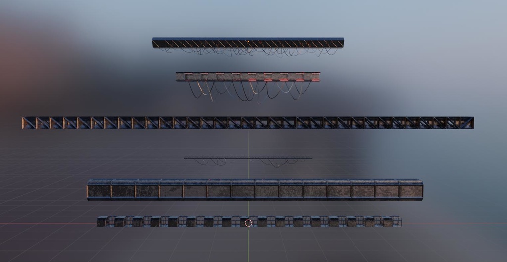 【3D Bledner2.8】Building Block ビル 建物 モデル