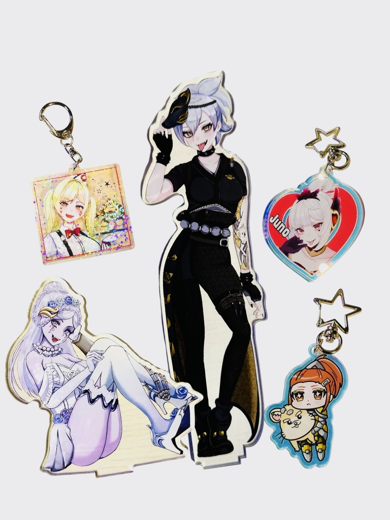 非公式【オーバーウォッチ】アクリルキーホルダーアクリルスタンドセット【Bセット】