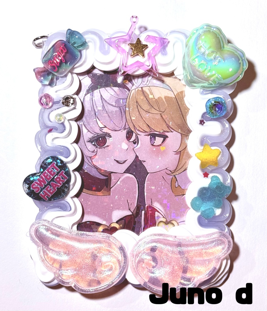 【非公式】オーバーウォッチジュノトレカケースデコ