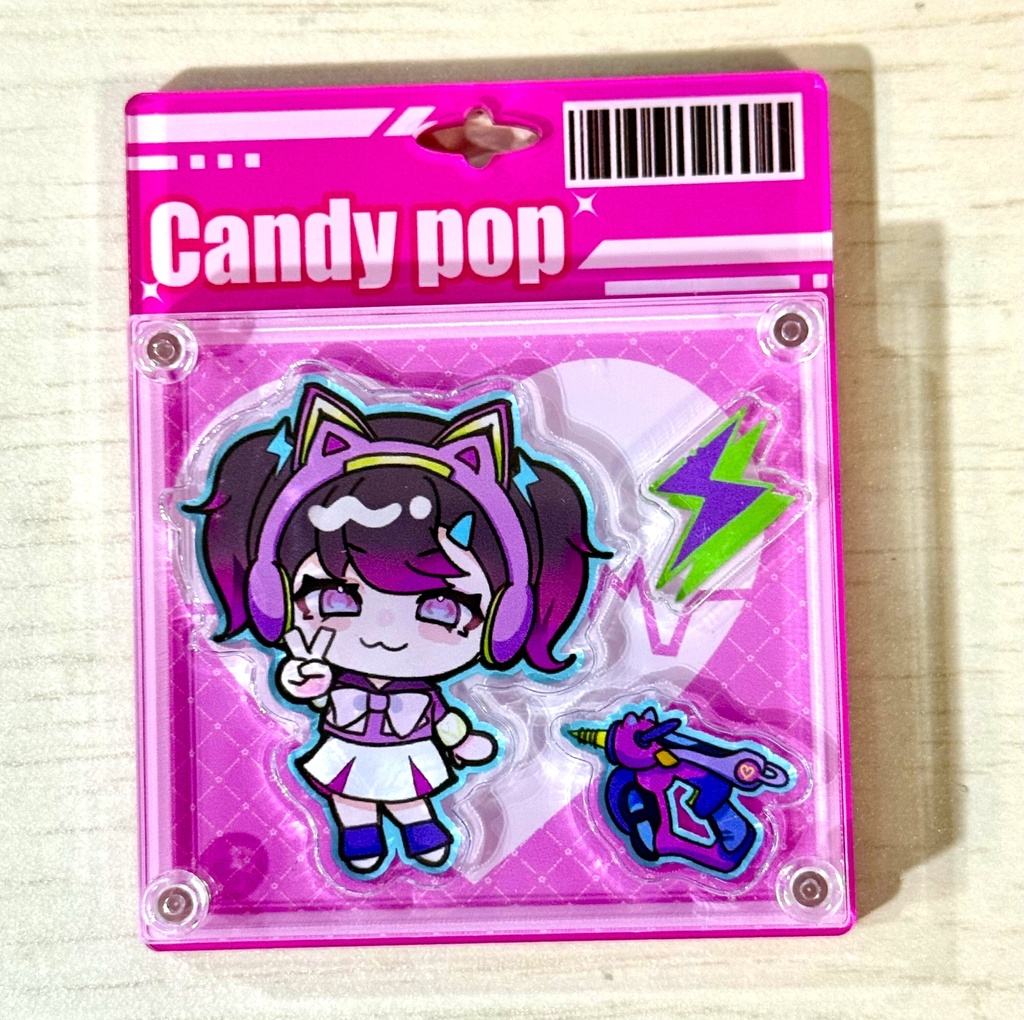 【非公式】🚀🌙パッケージ風アクリルキーホルダー