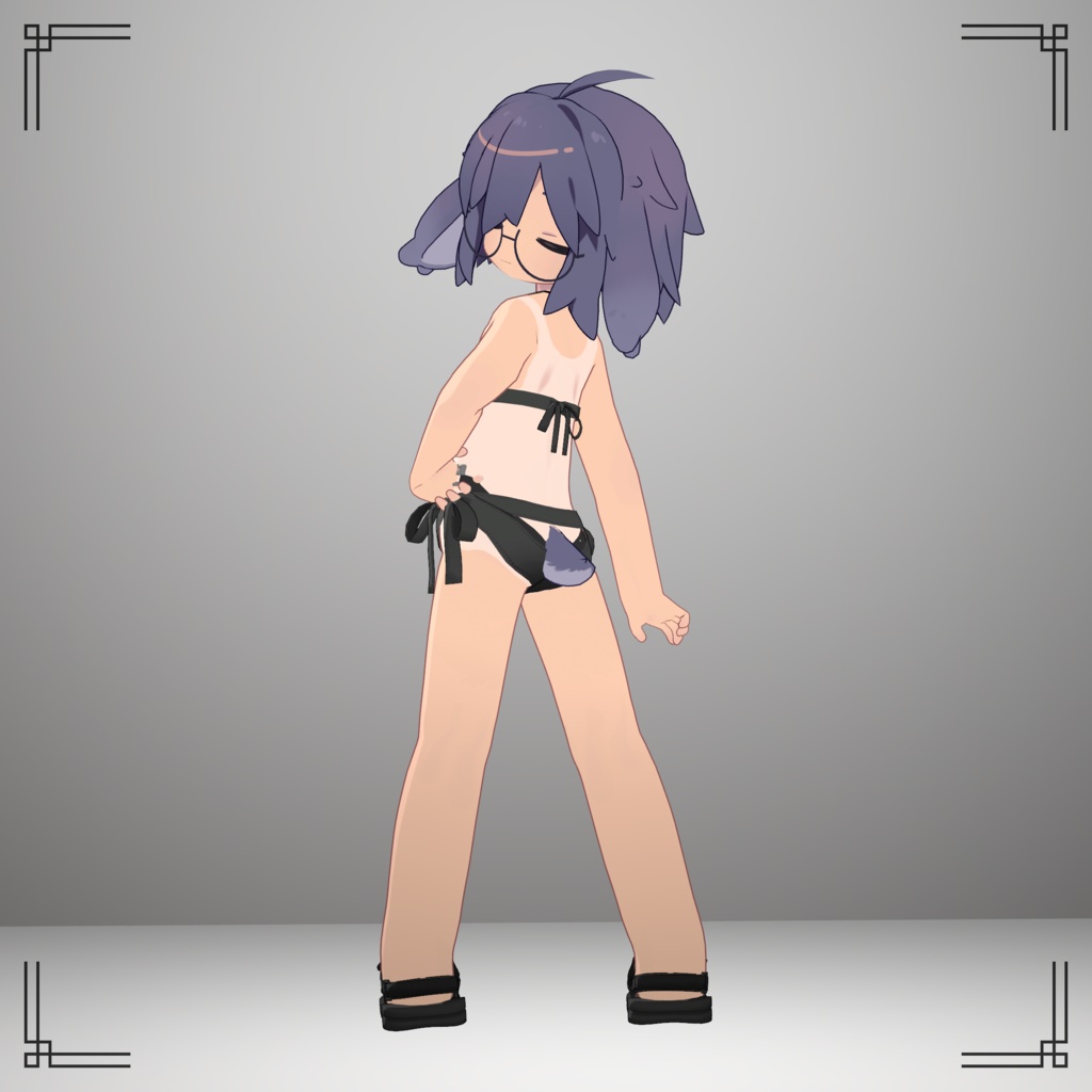 うささきのスクール水着日焼けテクスチャ