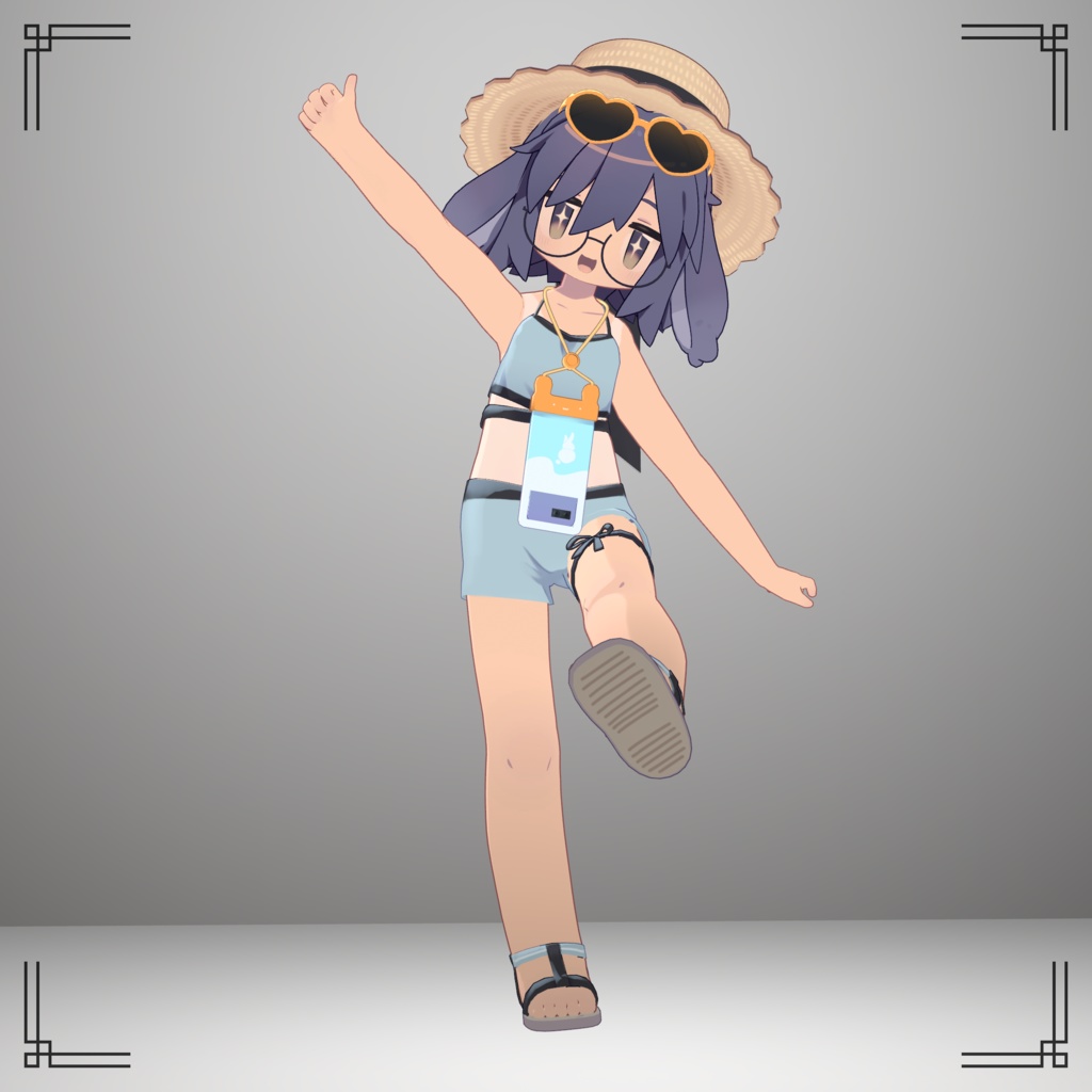 うささきのスクール水着日焼けテクスチャ