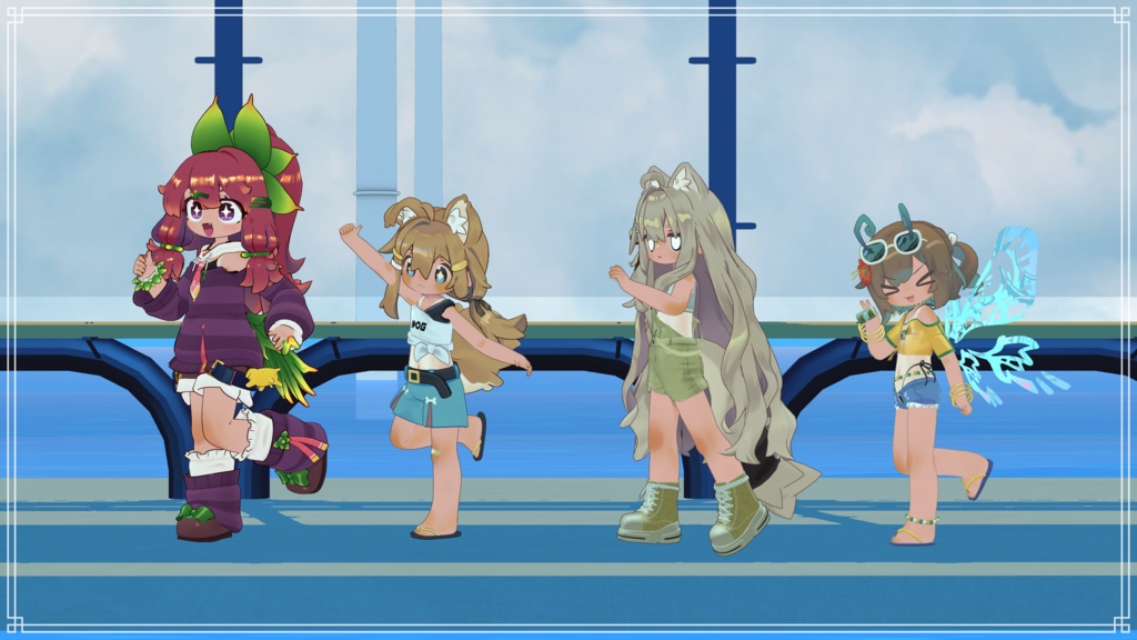 まめふれんずスク水日焼けテクスチャ