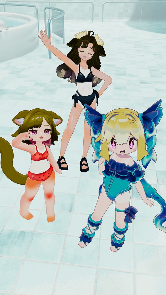 スク水日焼けテクスチャ