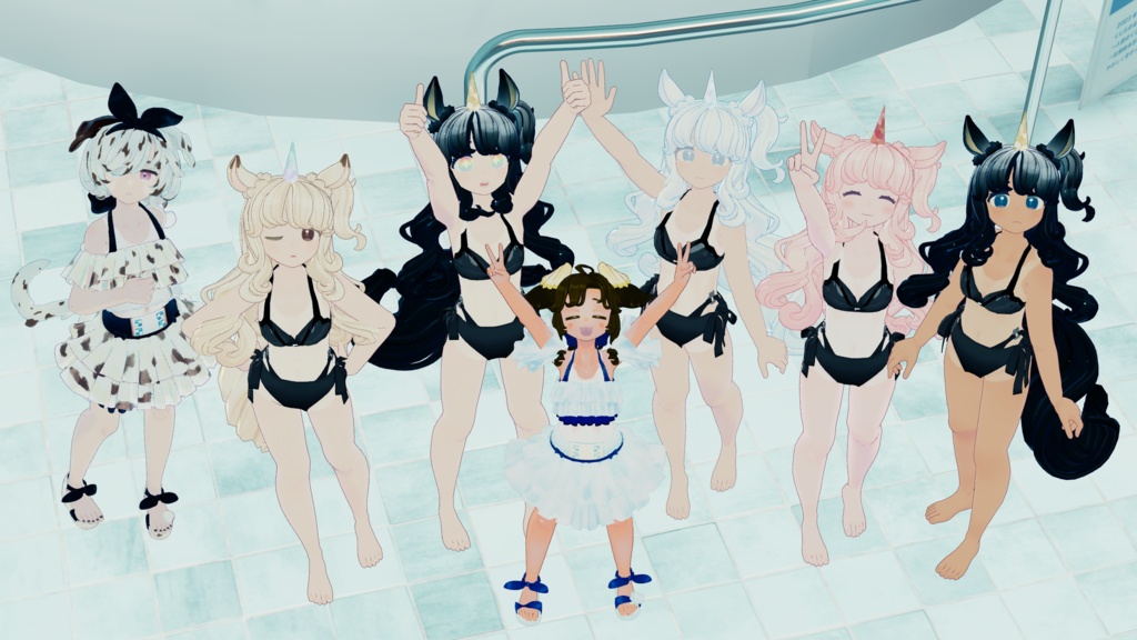 【31アバター対応】スク水日焼けテクスチャ