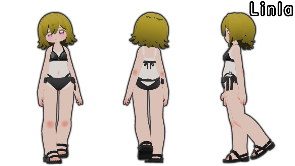 スク水日焼けテクスチャ