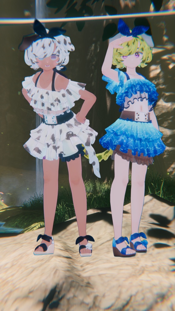 【31アバター対応】スク水日焼けテクスチャ