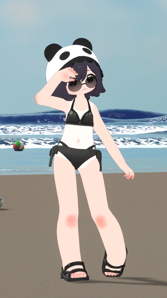 スク水日焼けテクスチャ