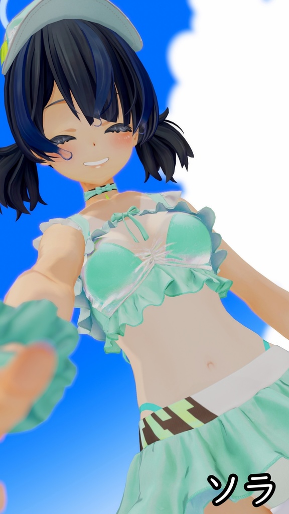 スク水日焼けテクスチャ