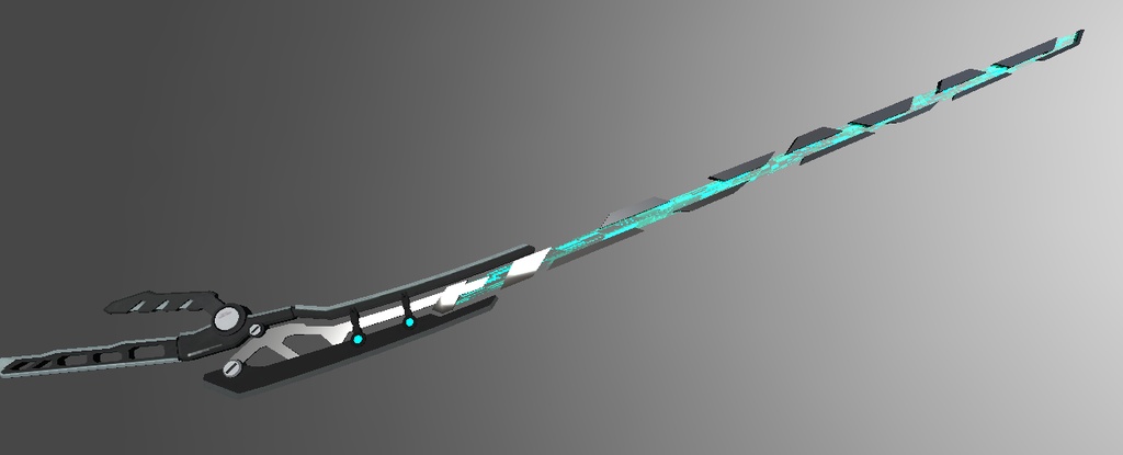 【無料】VRC想定のサイバーパンク風のカタナ